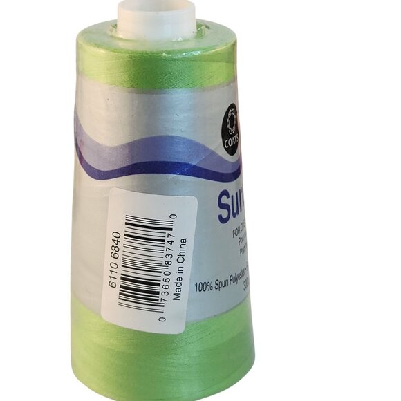 Coats SureLock Overlock Machine Thread 4-Pack 3000 Yards Each Orange Blue Yellow - Picture 9 of 10